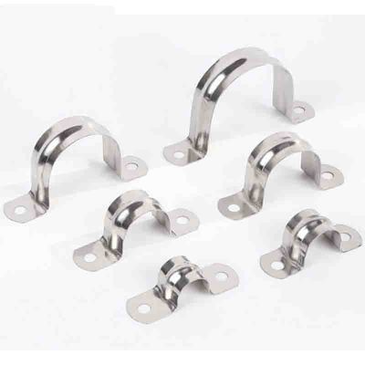 Grampo em forma de u da sela do metal da prevenção de oxidação para a instalação dos encanamentos