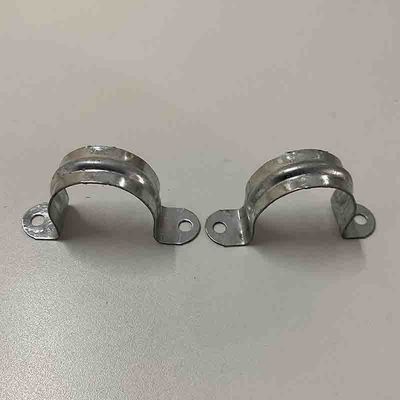 Acessórios de fixação dados forma C de superfície galvanizados da tubulação de grampo da sela do metal