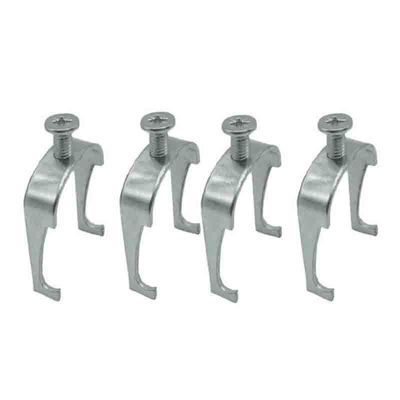 Desgaste que resiste a braçadeira de tubulação rígida do metal das correias do suporte com parafuso