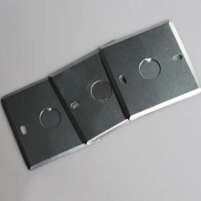 Metal elétrico da placa de cobertura da caixa da anticorrosão quadrada de aço inoxidável para cargos terminais