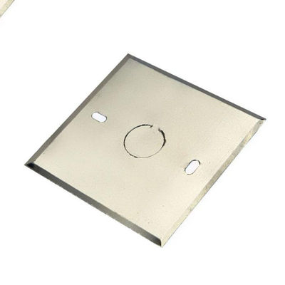 Metal elétrico da placa de cobertura da caixa da anticorrosão quadrada de aço inoxidável para cargos terminais