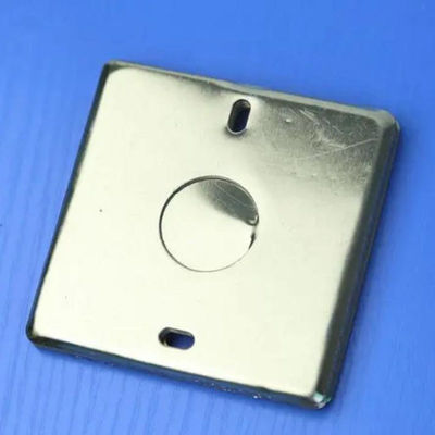 Metal elétrico padrão Shell Fireproof da placa de cobertura da caixa de junção do tamanho 1.0mm