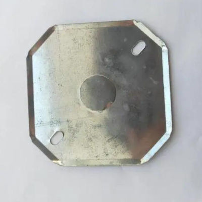 A placa de cobertura quadrada elétrica da caixa de junção do metal de aço inoxidável torna